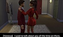 Мультяшная красотка Ванессас - специальный гость Sims 4